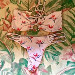 ❌SOLD❌Acacia bird of paradise set Small top